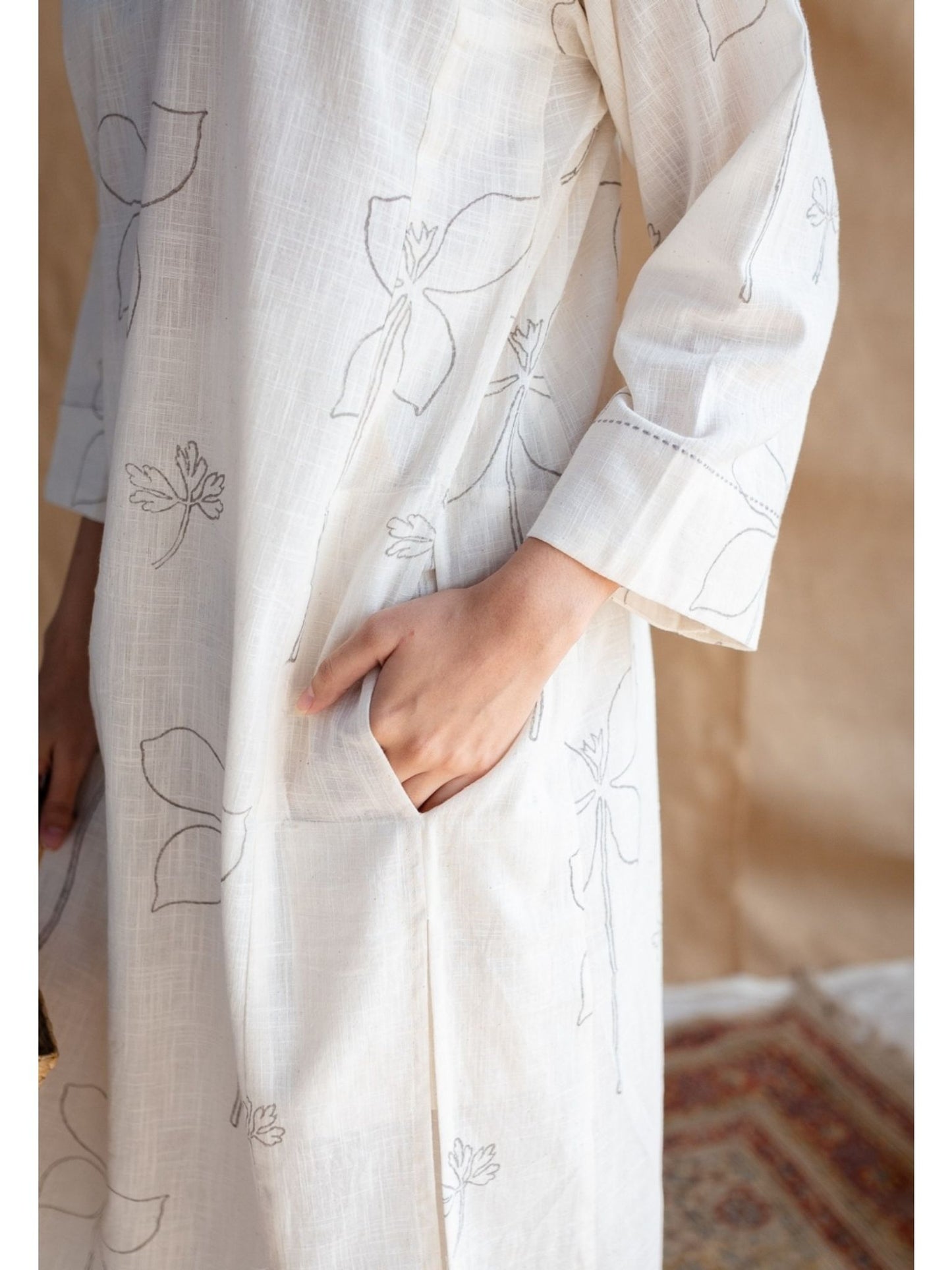 Ivory Blossom Minimalist Co-ord Set